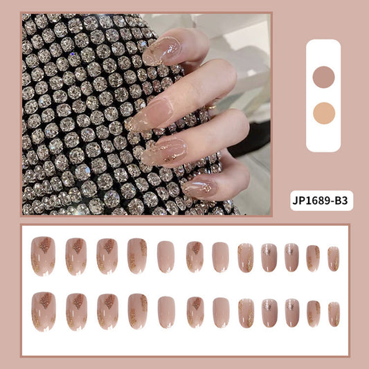 Nail Stickers Mid-length Round Head