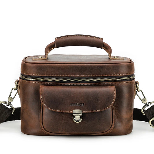 CONTACT'S Genuine Leather Men’s Shoulder Bag