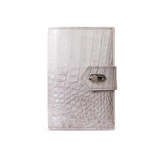 KEXIMA Crocodile Leather Wallet – Unisex, Brief & Zipper Closure