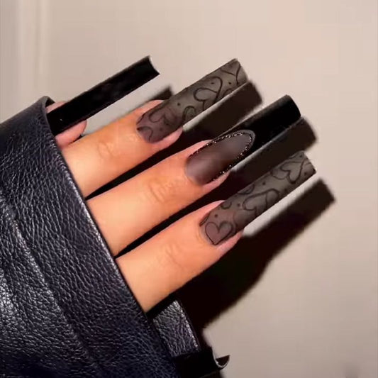 Press on Nails - Handmade Nail tips - Gothic