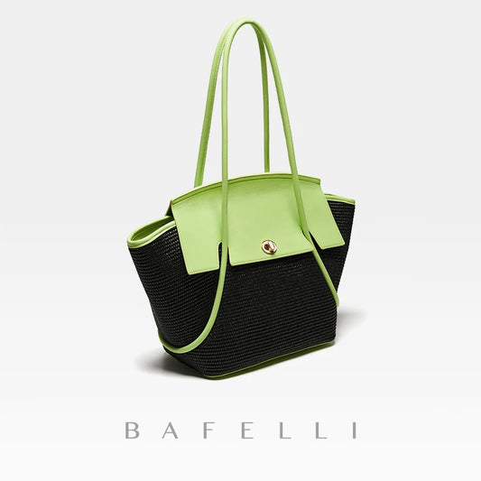 BAFELLI Women's Luxury Leather Tote Bag