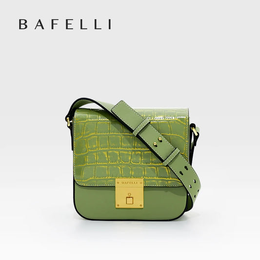 BAFELLI Women’s Fashion Leather Mini Boxy Bag