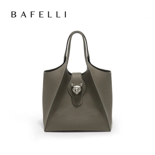 BAFELLI Women's Leather Tote Travel Handbag