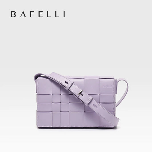 BAFELLI Woven Leather Box Bag