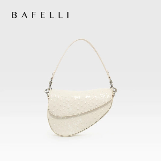 BAFELLI Women's Luxury Saddle Handbag