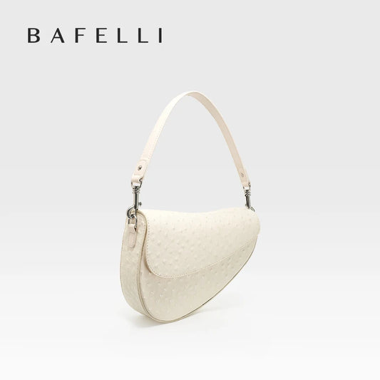 BAFELLI Women's Luxury Saddle Handbag