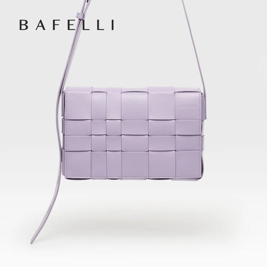 BAFELLI Woven Leather Box Bag