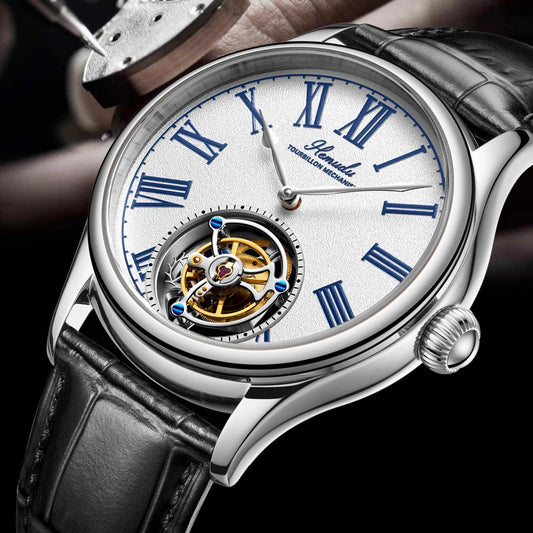 HEMUDU Flying Tourbillon Manual Mechanical Watch